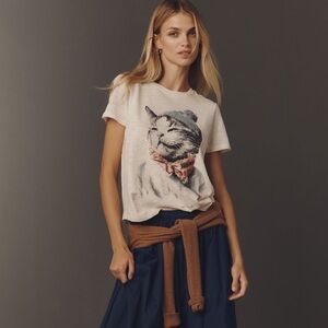 The Bennie short-sleeve animal icon tee by Pilcro size Small